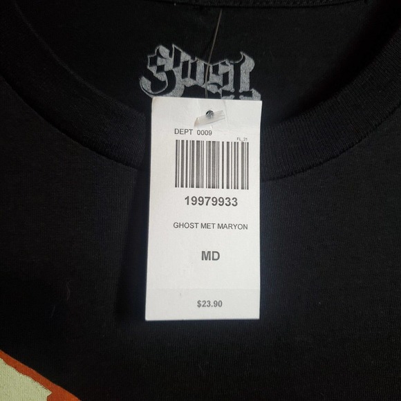 Ghost Band T-Shirt Size Medium Men’s NWT Hot Topic - Picture 4 of 6